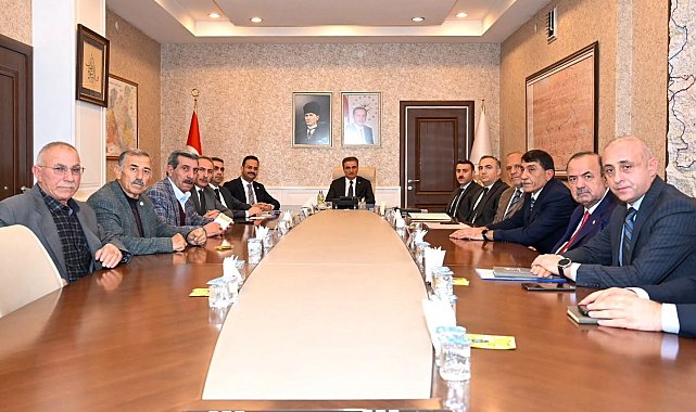 Vali Aydın Baruş Başkanlığında 'Hayvan Pazarı' Toplantısı