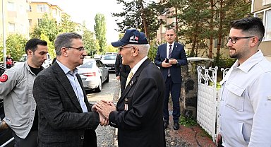 Vali Aydın Baruş'tan Şehit Ailesi ve Kıbrıs Gazisine anlamlı ziyaret