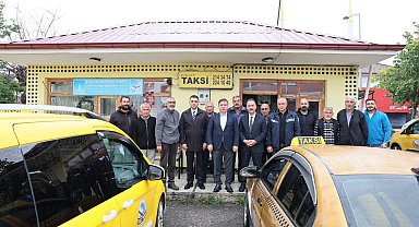 Vali Aydoğdu'dan taksici esnafına ziyaret