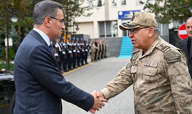 Vali Baruş'tan Tümgeneral Cengiz Yıldız'a ziyaret