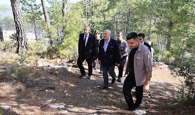 Vali Köşer, Çameli'nde devam eden projeleri yerinde inceledi