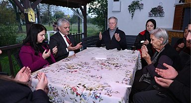 Vali Makas'tan 15 Temmuz şehidi Ufuk Baysan'ın ailesine ziyaret