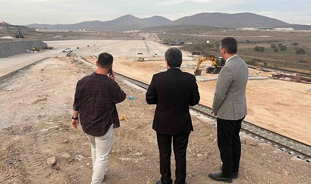 Vali Tavlı, 1 milyar TL'lik demiryolu iltisak hattını inceledi