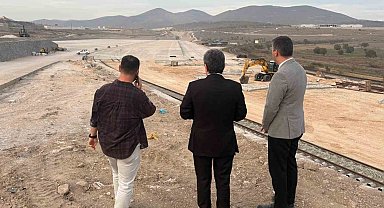 Vali Tavlı, 1 milyar TL'lik demiryolu iltisak hattını inceledi