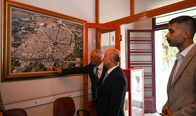 Vali Varol, Atça'nın tarihi şehir planına yakından baktı
