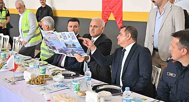 Vali Zorluoğlu, MOSTİM Projesi inşaat alanında incelemelerde bulundu