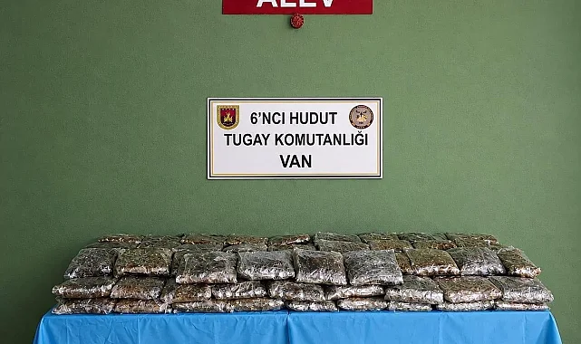 Van hudut hattında 59 kilo uyuşturucu ele geçirildi