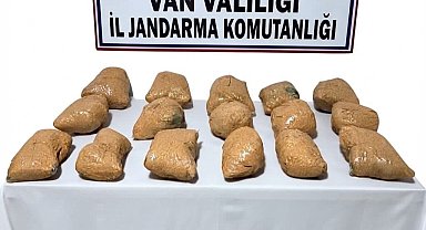 Van'da 22 kilo 100 gram toz esrar ele geçirildi