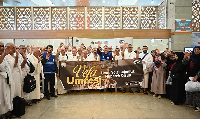 "Vefa Umresi Projesi"nde üçüncü kafile dualarla uğurlandı