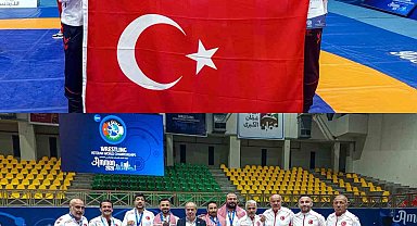 Veteran güreşçilerden dünya şampiyonasında 4 madalya