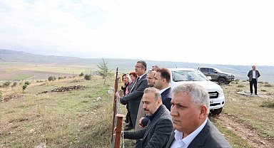 Vezirköprü Besi OTB Projesi'nde saha incelemesi