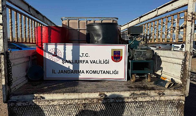 Viranşehir'de 650 litre kaçak akaryakıt ele geçirildi