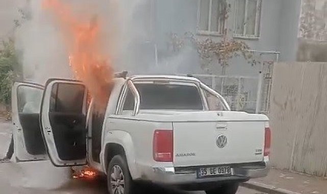 Yangına müdahale ederken patlama oldu
