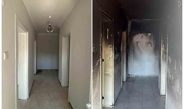 Yangının izleri 'Güvenli Yuvam'la silindi