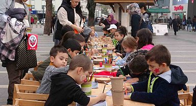 Yeşil Vatan Tırı Bursa'da çocuklarla buluştu