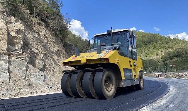 Yığılca-Yedigöller yolunda 5,5 kilometrelik asfalt çalışması tamamlandı