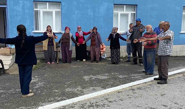 Yığılca'da 60 yaş üstü vatandaşlar sağlık için harekete geçti