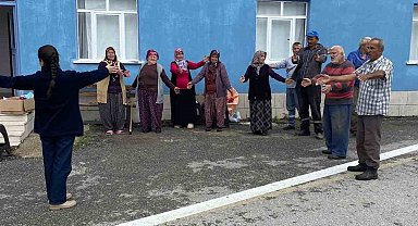 Yığılca'da 60 yaş üstü vatandaşlar sağlık için harekete geçti