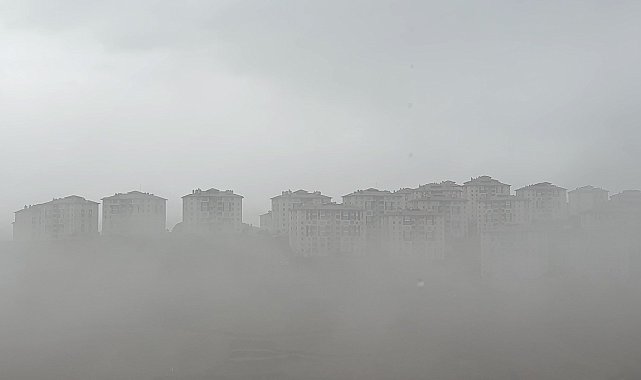 Yüksekova'da yoğun sis etkisini sürdürüyor