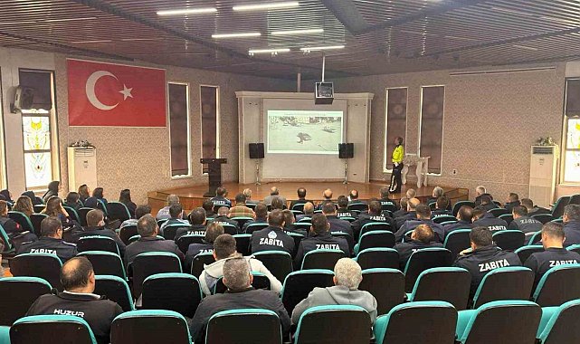 Zabıta ve şoförlere trafik güvenliği eğitimi