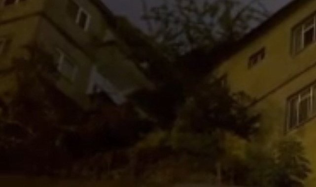 Zonguldak'ta 1 kişinin öldüğü binanın yıkılmadan önceki görüntüleri ortaya çıktı
