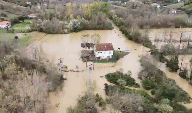 Zonguldak'ta selin boyutu böyle görüntülendi