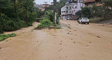 Zonguldak'ta şiddetli yağış etkili oldu